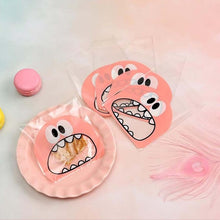 Load image into Gallery viewer, 100pcs Cute Big Teech Mouth Monster Plastic Bag Wedding Birthday Cookie Candy Gift Packaging Bags OPP Self Adhesive Party Favors