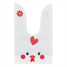 Load image into Gallery viewer, 25Pcs/lot Cute Rabbit Long Ear Candy Bags Bunny Cookie Biscuit Packaging Supplies Small Snack Bag Wedding Party Favor Gift