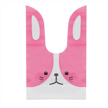 Load image into Gallery viewer, 25Pcs/lot Cute Rabbit Long Ear Candy Bags Bunny Cookie Biscuit Packaging Supplies Small Snack Bag Wedding Party Favor Gift