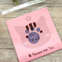 Load image into Gallery viewer, 50PCS Cute Cartoon Monster Cookie&amp;Candy Self-Adhesive Plastic Bags For Biscuits Snack Baking Package Supplies Christmas Decor