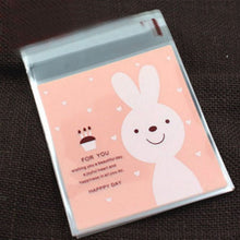 Load image into Gallery viewer, 50PCS Cute Cartoon Monster Cookie&amp;Candy Self-Adhesive Plastic Bags For Biscuits Snack Baking Package Supplies Christmas Decor