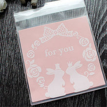 Load image into Gallery viewer, 50PCS Cute Cartoon Monster Cookie&amp;Candy Self-Adhesive Plastic Bags For Biscuits Snack Baking Package Supplies Christmas Decor