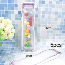 Load image into Gallery viewer, 5pcs/lot Convenient PE Mason Bottles Bags Nuts Cookies Candy Snacks Sealed Plastic Bag Home Decoration Storage Supplies