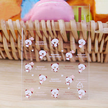 Load image into Gallery viewer, 50PCS Cute Cartoon Monster Cookie&amp;Candy Self-Adhesive Plastic Bags For Biscuits Snack Baking Package Supplies Christmas Decor